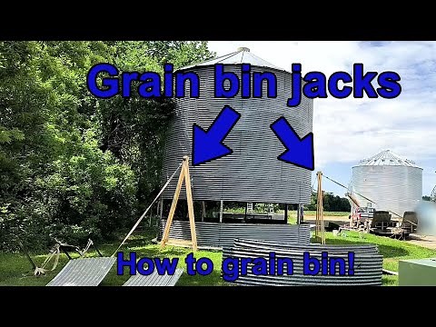 How to build jacks and tear down grain bins safely. Part two.