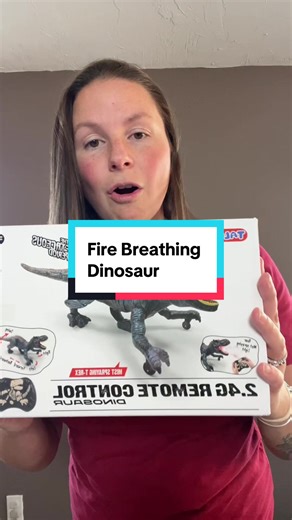 The ultimate Christmas gift for your little dino lover! This fire-breathing dinosaur toy walks, roars, and even breathes real mist “fire” bringing prehistoric adventures to life! Perfect for kids who can’t get enough of dinosaurs. #dinosaur #giftsforkids #tiktokshopblackfriday #tiktokshopcybermonday #tiktokshopcreatorpicks