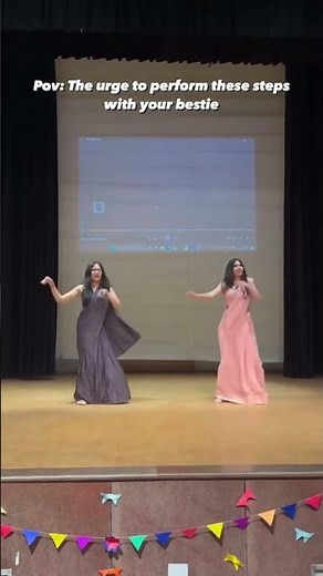 girls duo dance on bollywood song | sharara | college fest bestie performance 💃🔥