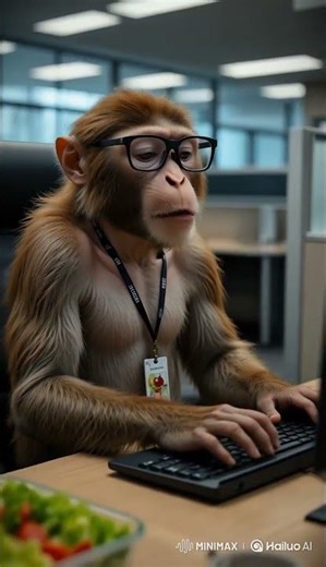 Meet the Amazing Monkey Living an Unexpected Office Life