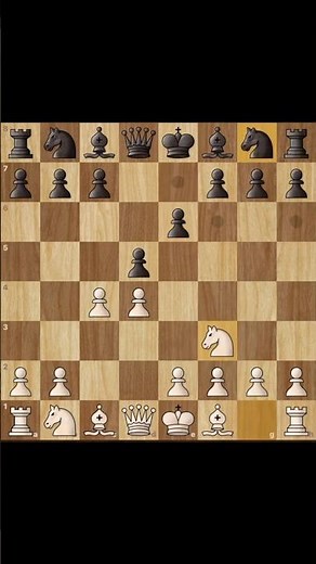 The Queen's Gambit 👌chess opening
