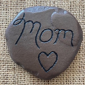 Hand Engraved Memorial Stone: Personalized Garden Decor - Etsy