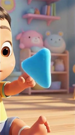 It's a Triangle! 🔺 Pointy on Top #shorts | Little Learner Lab