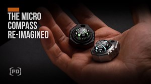 Bugeye Mini EDC titanium floating dial compass from $33