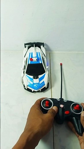 Wow!!! Review Toys Remote Control Car Police Transformers Unboxing