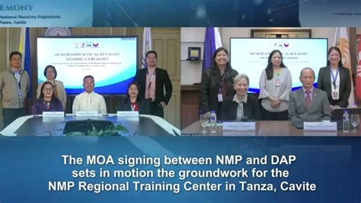 NMP has officially signed a Memorandum of Agreement (MOA) with Development Academy of the Philippines (DAP) for the conduct of a Feasibility Study on the establishment of the NMP Regional Training Center (RTC) in Tanza, Cavite — a milestone that highlights the power of partnership and collaboration in shaping a stronger, more innovative, and globally competitive maritime workforce. This project is anchored on a clear purpose: to make NMP’s programs and services more accessible to Filipino seafar