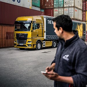 Upgrade vehicle functionalities from anywhere, anytime with MAN Now. Our new MAN Truck Generation doesn't have to be serviced for functionality upgrades, because you can simply modify your truck software over-the-air. Find out more: https://go.man/6ULfDRMg | MAN Truck & Bus