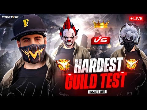 Free Fire Live Guild Test | Team Code Gameplay 1 vs 2 🔥 #fyp #viral