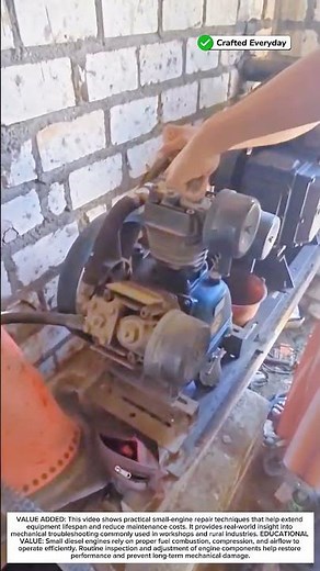 Small Diesel Engine Repair Process | Hands-On Dompeng Machine Maintenance