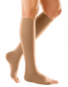 Компрессионные гольфы duomed 2 класс компрессии с открытым носком