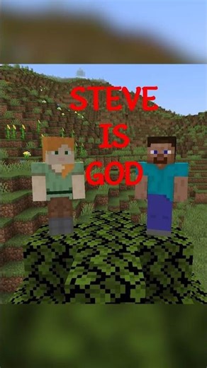 Steve is God ‪@STEEL-WING‬#minecraft #minecraftgame #gaming