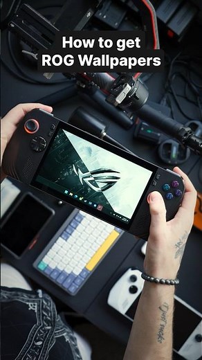 How to get official ROG wallpapers for you Ally