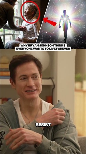 BRYAN JOHNSON THINKS EVERYONE WANTS TO LIVE FOREVER 😳 #bryanjohnson