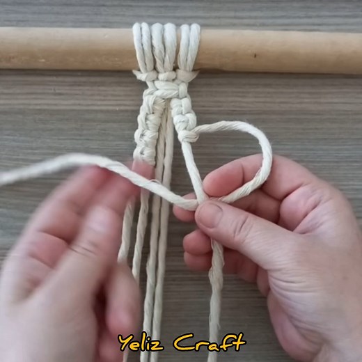 We are learning macrame, 3 easy macrame tecniques⭐ #viralreels #viralvideoreels #viralshorts #watch #crafts #creative #handmadewithlove #macrame #christmas #diyideas #reels #kerst | Yeliz Craft