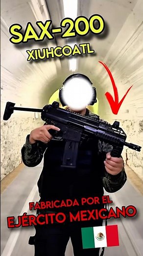 SAX-200 XIUHCOATL 🇲🇽🔥 la subametralladora del Ejercito Mexicano 🪖