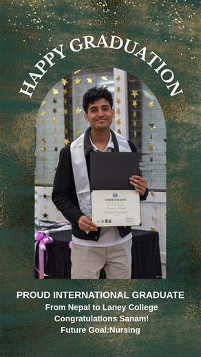 From Nepal🇳🇵to Laney College 🎓 | Proud International Graduate | Peralta Colleges