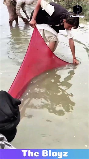 Catching Fish with JUST a Cloth?! 😲 River Fishing Skill You Have to See!