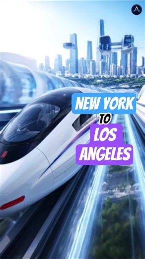 New York to LA in Minutes? Meet the Train of 2050. #shorts