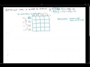 4 Variable Karnaugh Map Simplification Method for Boolean Expressions