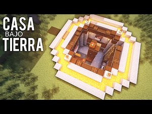 How to MAKE an UNDERGROUND HOUSE for SURVIVAL in Minecraft - (Inspired by JUNS MAB) - Tutorial