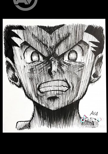 Part 2: Drawing Anime Rage Moments - GON | HxH #gonfreecs #drawing #penandink #fyp #freehand #hxh #manga #hunterxhunter #anime #speedart #timelapse #gonrage #gon #ragemoments #animeart #sketch #artistsoftiktok #timelapse #sakura #foryou