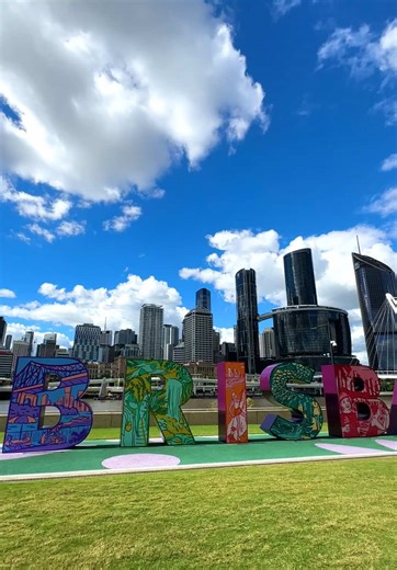 Discover the New Brisbane Sign at South Bank