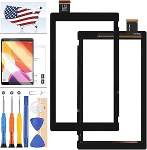 for Nintendo Switch Screen Replacement for Switch 2017/2018/2019 1st Generation Touch Screen Digitizer Glass Parts Front Panel Lens Repair Kits with Protector Film (Not for Switch Lite,Not LCD)