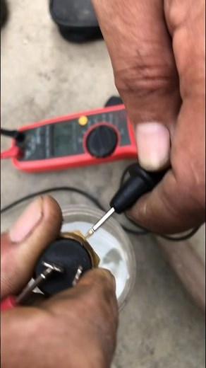 How to Check temperature sensor with multimeter