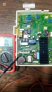 How to test the IPM module of an LG washing machine to see if it is damaged