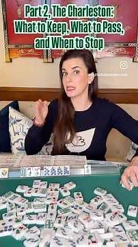 Mahjong Charleston Tips, P2: How to Do a Blind Pass