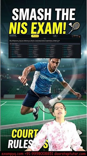Smash the NIS Badminton Exam! 🏸