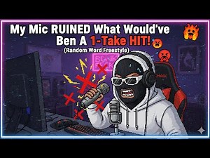 My Mic RUINED What Would've Been A 1 Take HIT! 🤬 Random Word Freestyle