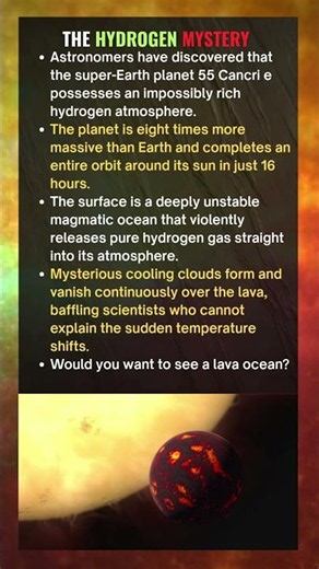 The Planet Covered by an Ocean of Lava #facts