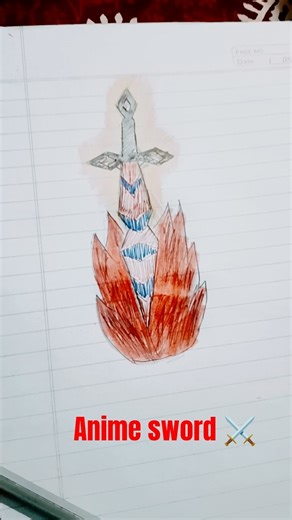anime sword drawing