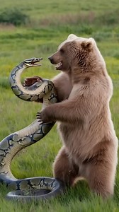 37K views · 137 reactions | The giant python is trying to escape from the bear | Viral page | Facebook