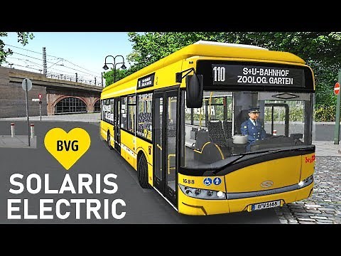 OMSI 2 [60 FPS] - BVG SOLARIS URBINO ELECTRIC Linie 110 - Let's Play Omsi 2 [#650]