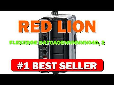 Red Lion FlexEdge DA70A0GNNNNNN040, 3-Sled Advanced Automation Controller, DIN Rail Mou - B0FF46JDF7