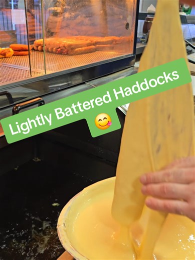 Delicious Lightly Battered Haddock Fish and Chips