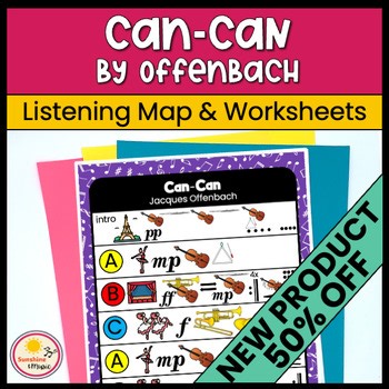 Can-Can by Jacques Offenbach - Listening Map & Worksheets