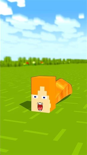 Steve Tried Feeding the Alex Worm | Minecraft Animation #shorts