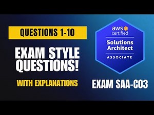 AWS SAA-C03 Exam-Style Practice Questions 2026 | Q1–10 (With Explanations)