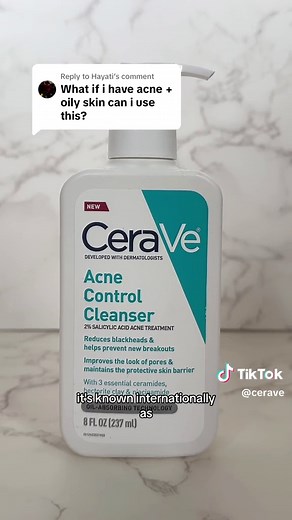 CeraVe Acne Control Cleanser for Oily, Acne-Prone Skin