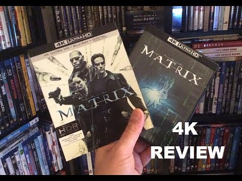 The Matrix 4K BLU RAY REVIEW + Unboxing