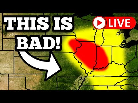 The Massive Midwest Derecho With 80-100 MPH Winds - Live Coverage (6/29/23)