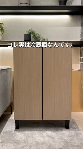 まるで家具のような冷蔵庫「LOOC (ルーク）」✨