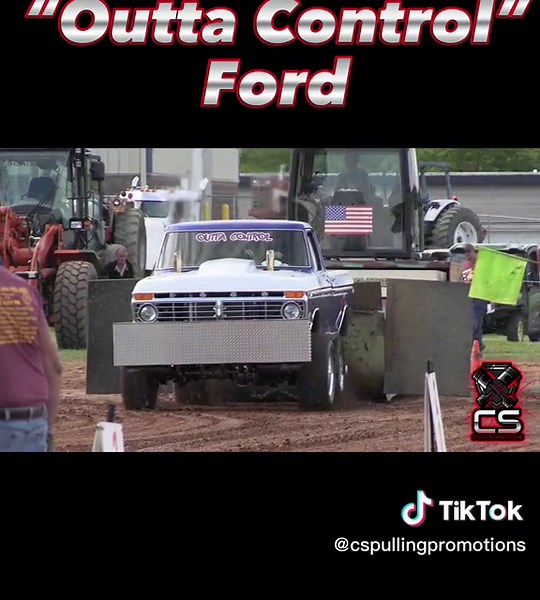 “Outta Control” Ford #ford #truckpulling #sledpulling #gas #cspullingpromotions