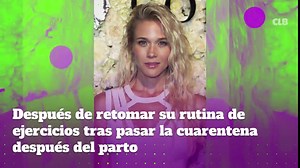 La increíble foto de Patricia Montero haciendo yoga mientras lleva a su hija en el portabebés