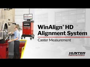 WinAlign HD Alignment System - Caster Measurement