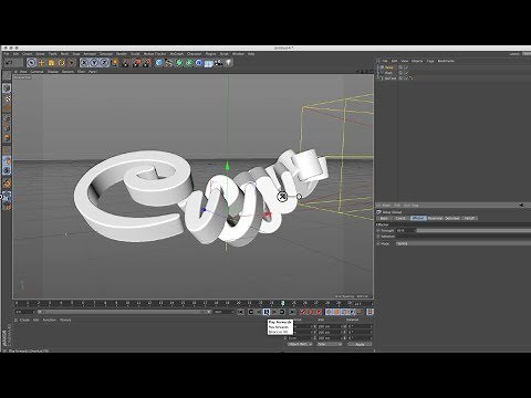 3d Text Animation with Plain, Delay Effector in Cinema 4d Tutorial