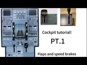 Flaps and speed brakes tutorial! Pt.1 Of cardboard cockpit.